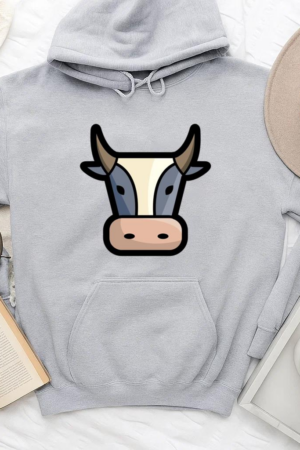 Angry Bull Head Hoodie