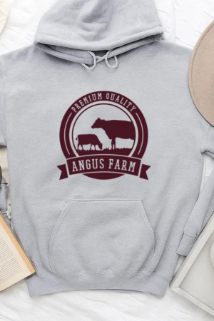 Angus Farm Badge Hoodie