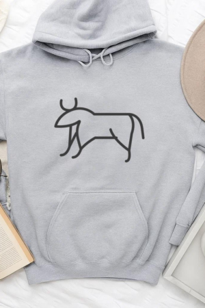 Bull Cow Horn Isis Fat Cattle Stroke Hoodie