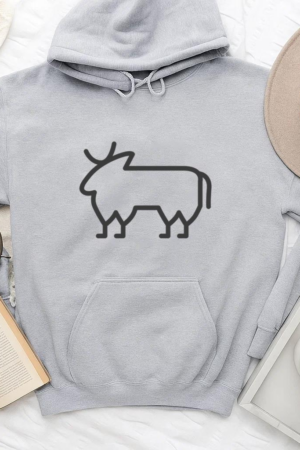 Bull Cow Isis Buchis Stroke Hoodie