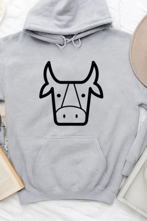 Bull Head Stroke Hoodie