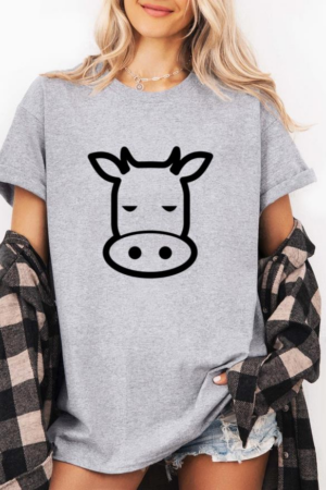 Cow Avatar Stroke T-Shirt