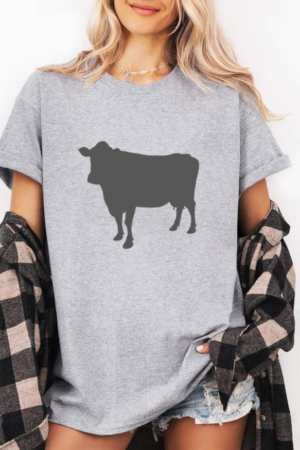 Cow Flat Icon T-Shirt