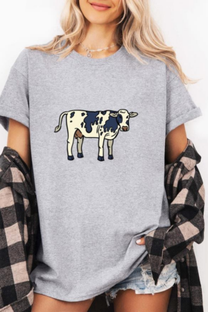 Cow Hand Drawn T-Shirt