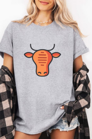 Cow Icon Meat T-Shirt