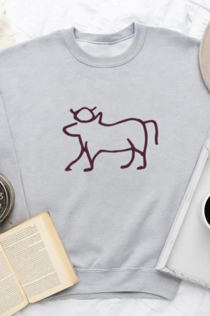 Egyptian Traditional Sacred Cow Symbol Sweatshirt
