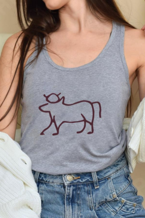 Egyptian Traditional Sacred Cow Symbol Tank Top