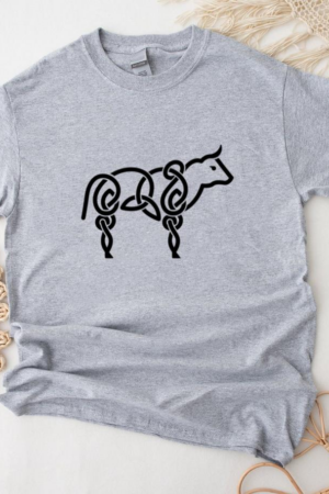 Simple Celtic Cow Knot T-Shirt