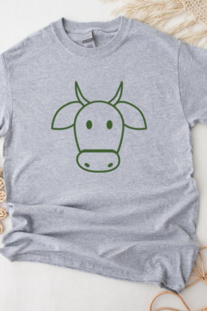Simple Cow Icon T-Shirt