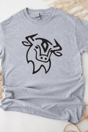 Simple Cow Stroke T-Shirt