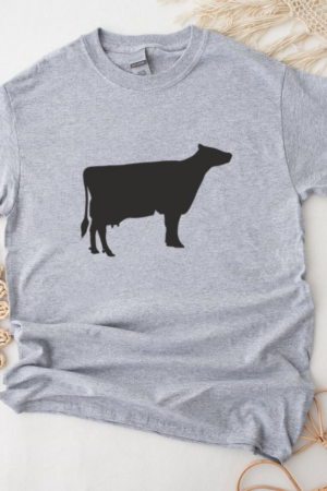 Standing Cow Silhouette T-Shirt