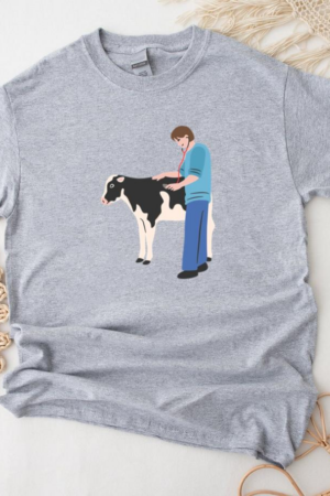 Vet With Cow T-Shirt