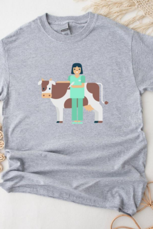Veterinarian Cow Animal People T-Shirt