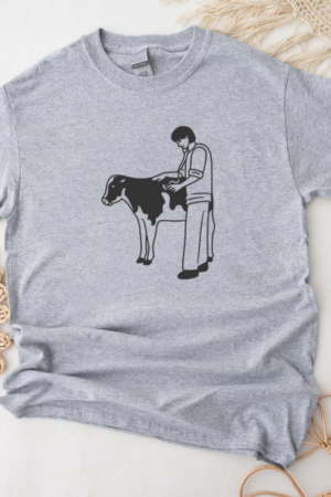Veterinarian With Cow T-Shirt