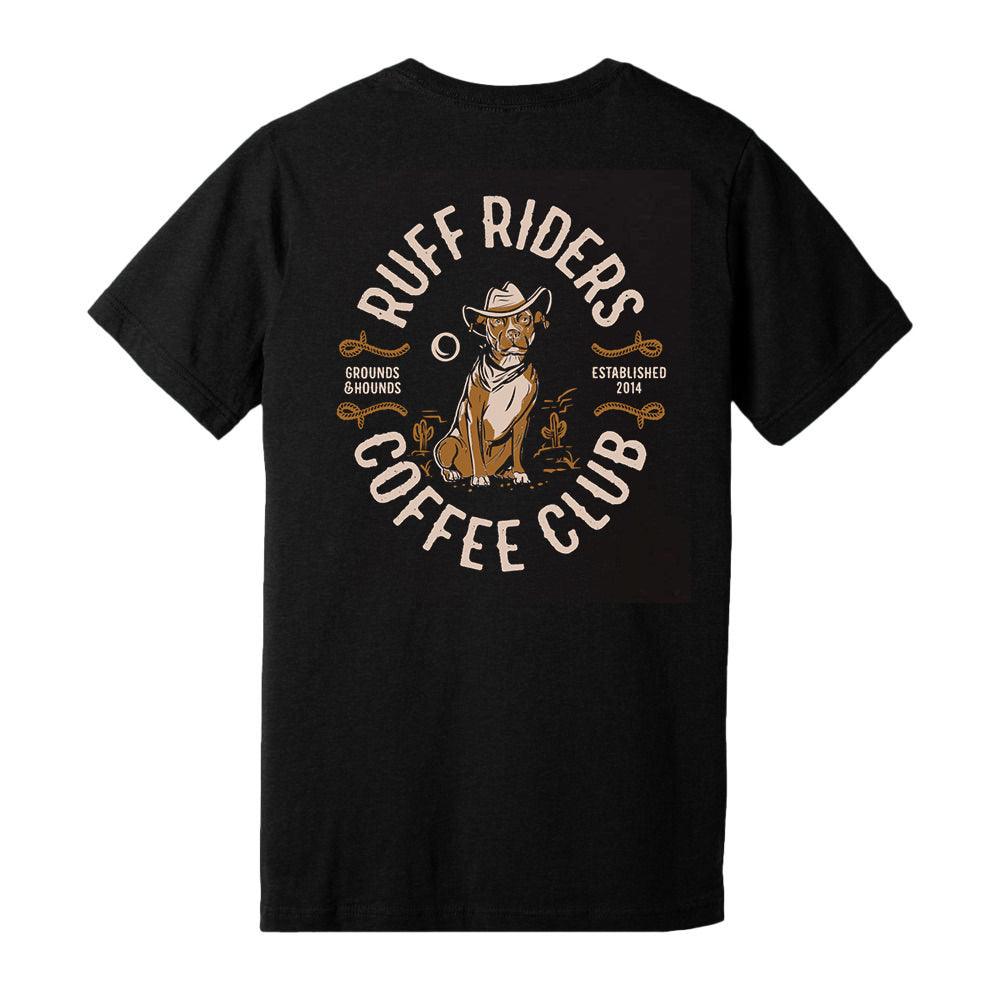 Western Ruff Riders Coffee Club Tee - Fun-loving Apparel