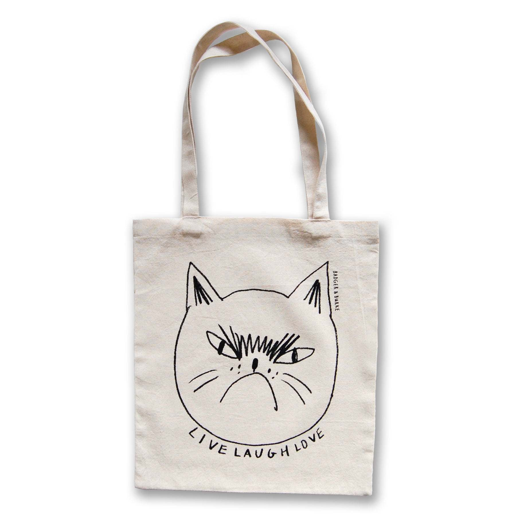 Live Laugh Love Cotton Tote Bag - Stylish & Functional