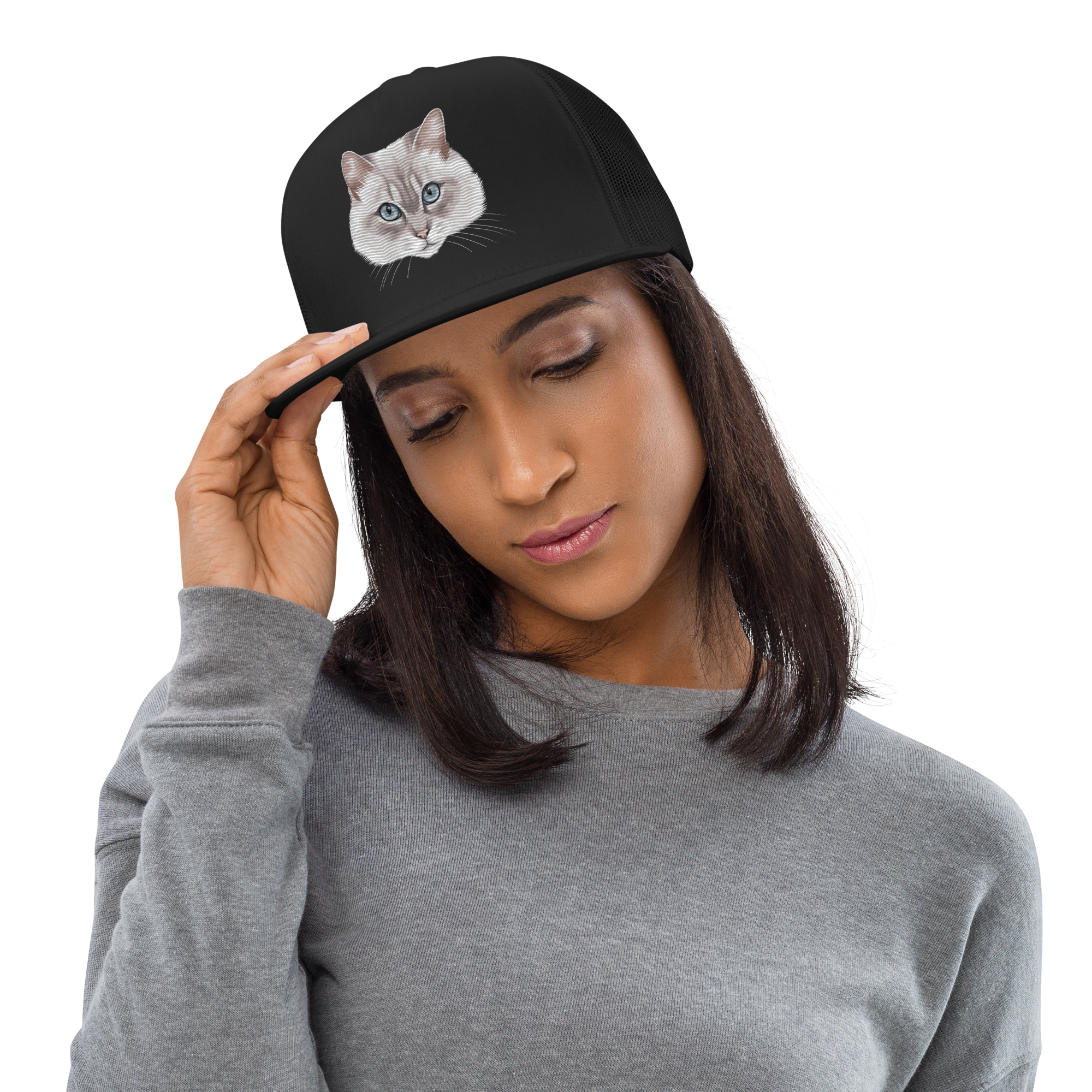 Personalized Pet Embroidered Trucker Hat