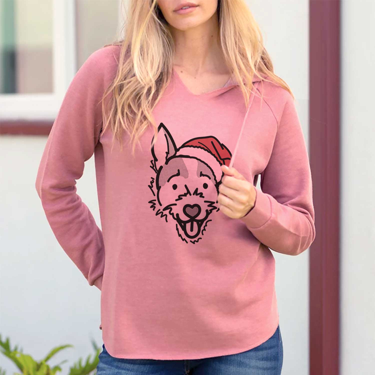 Jolly Jack Russell Terrier Wave Hooded Shirt