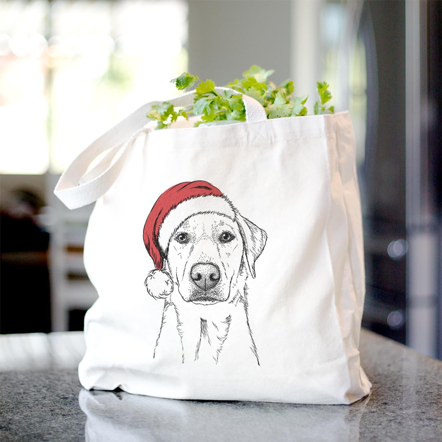 Labrador Retriever Yellow Lab Tote Bag - Stylish Cotton Canvas Tote