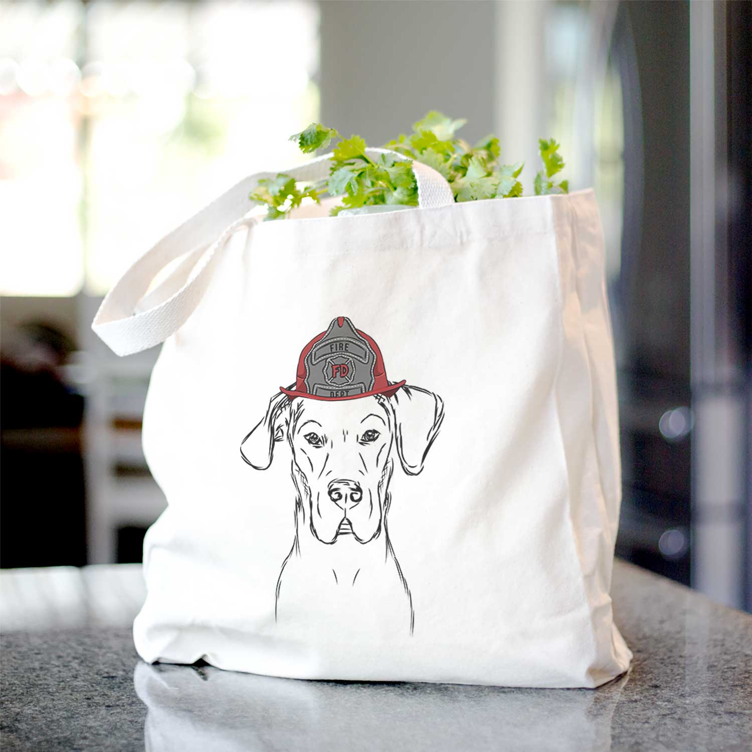 Great Dane Printed Tote Bag