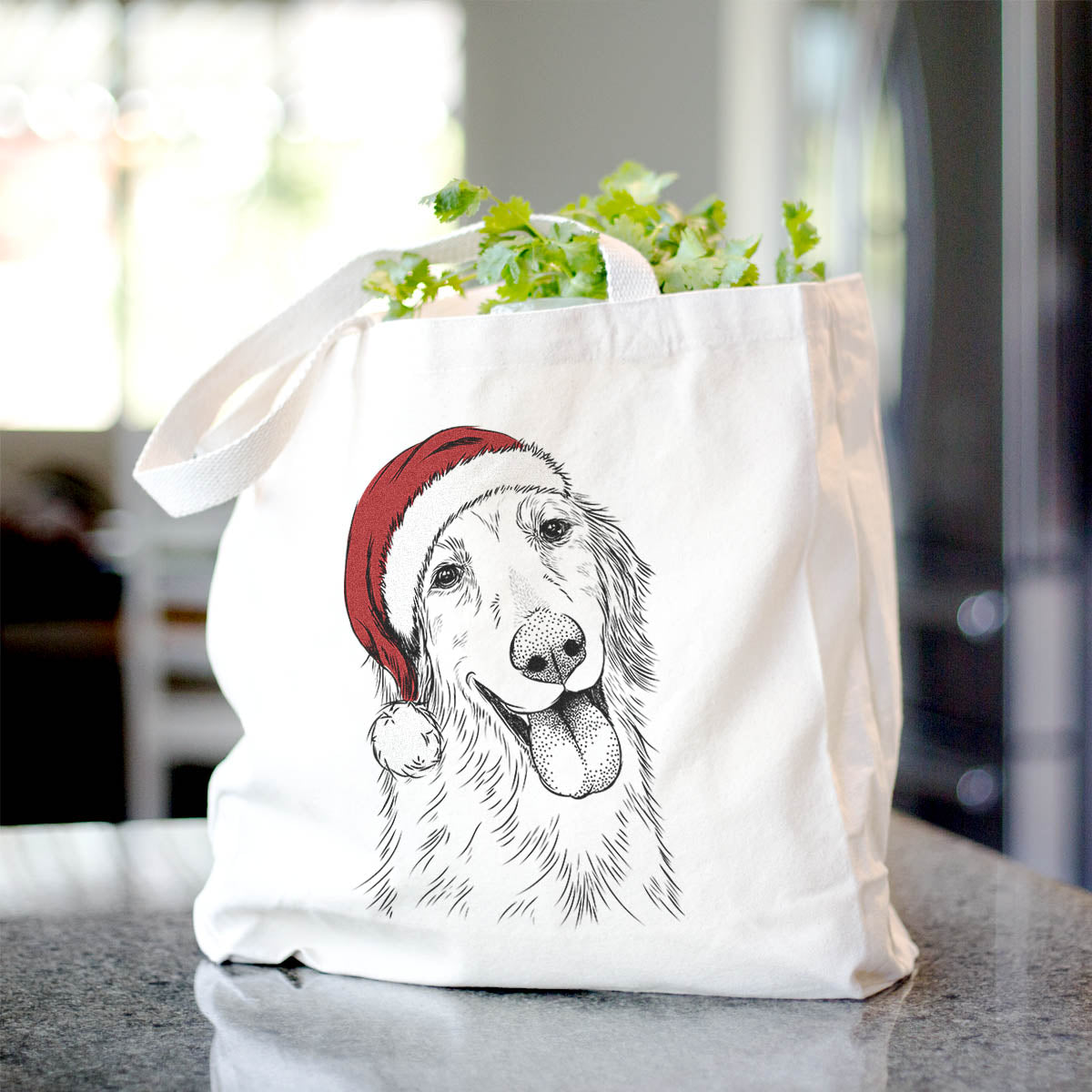 Golden Retriever Canvas Tote Bag - Stylish and Trendy