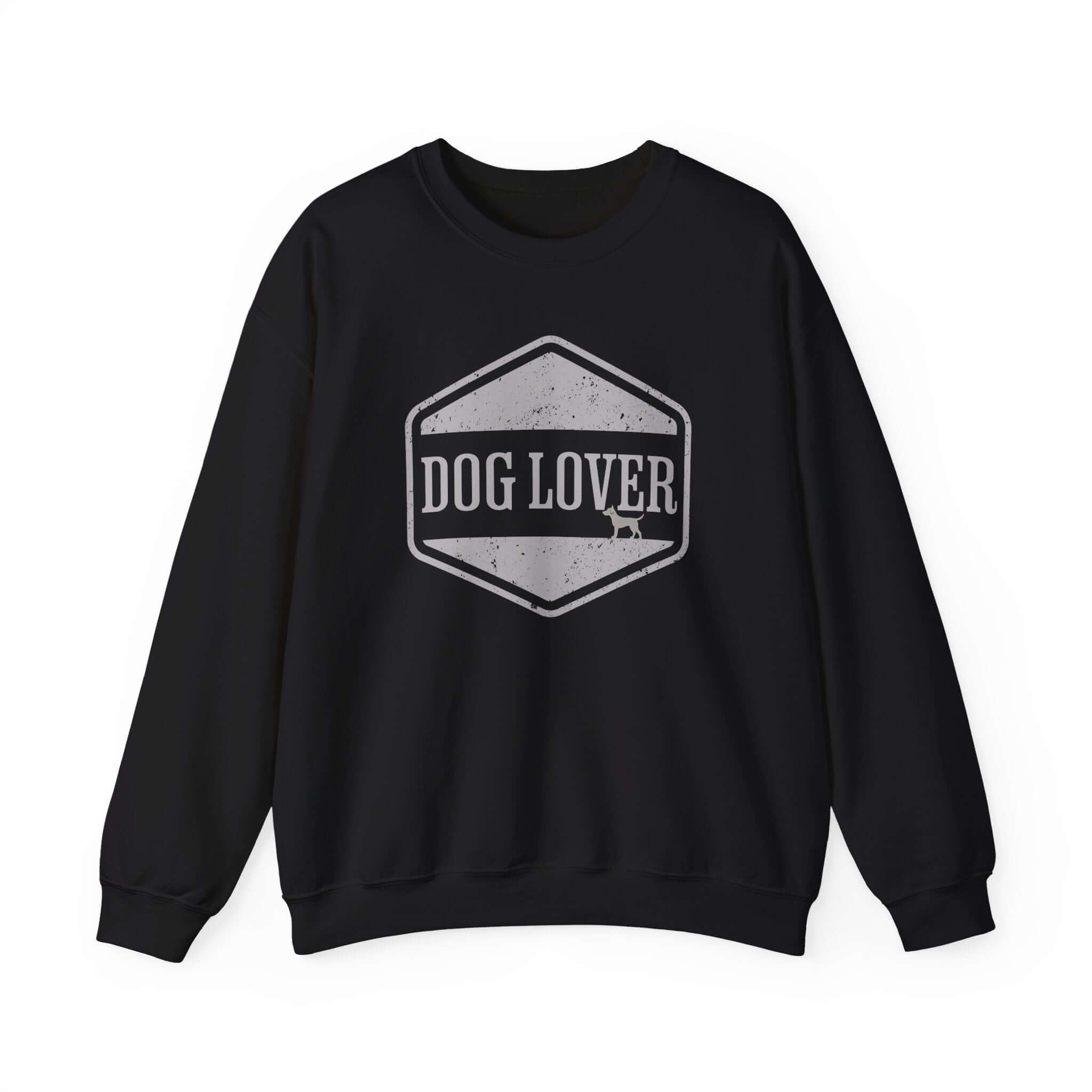 Vintage Dog Lover Badge Crewneck Sweatshirt
