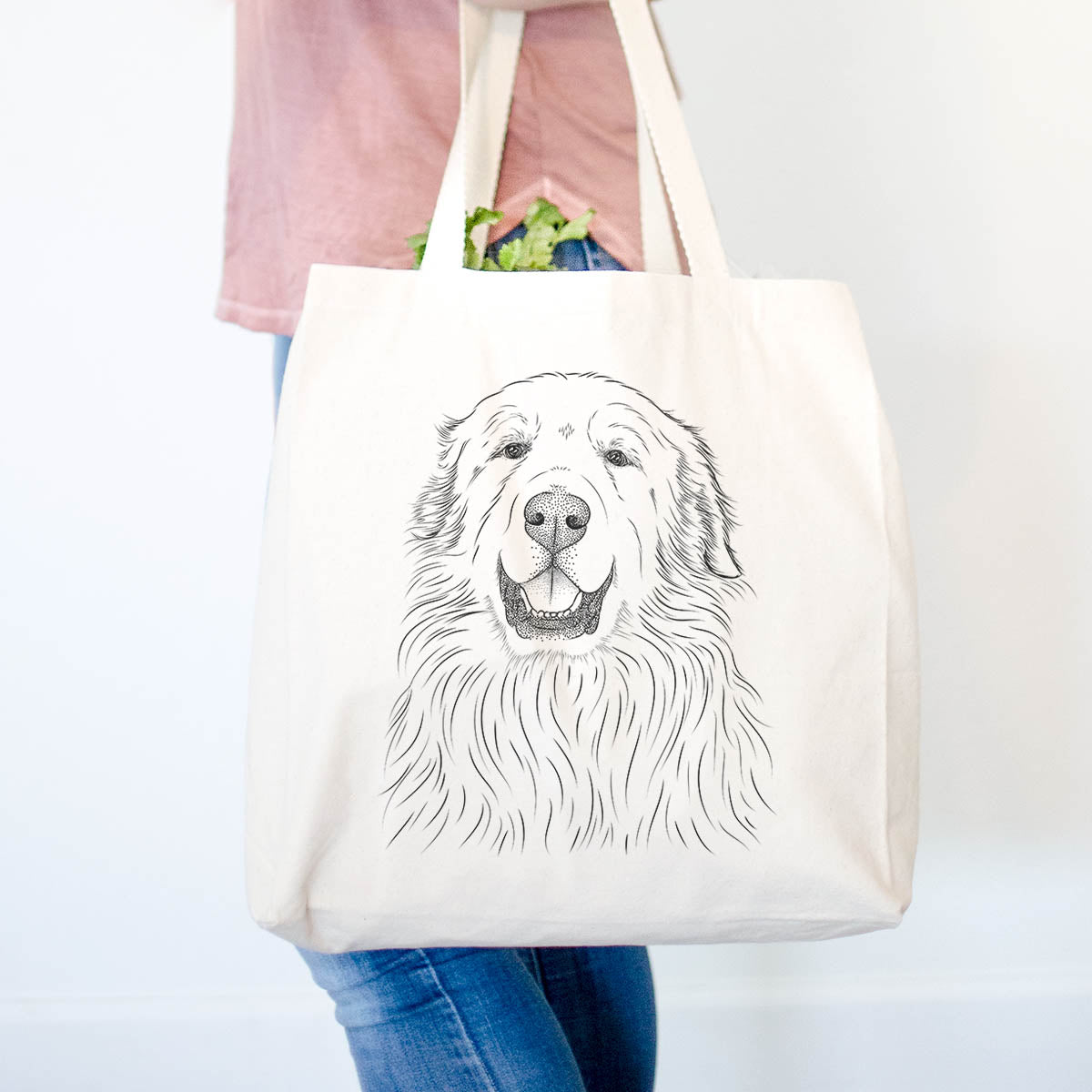 Great Pyrenees Canvas Tote Bag - Stylish 100% Cotton Bag