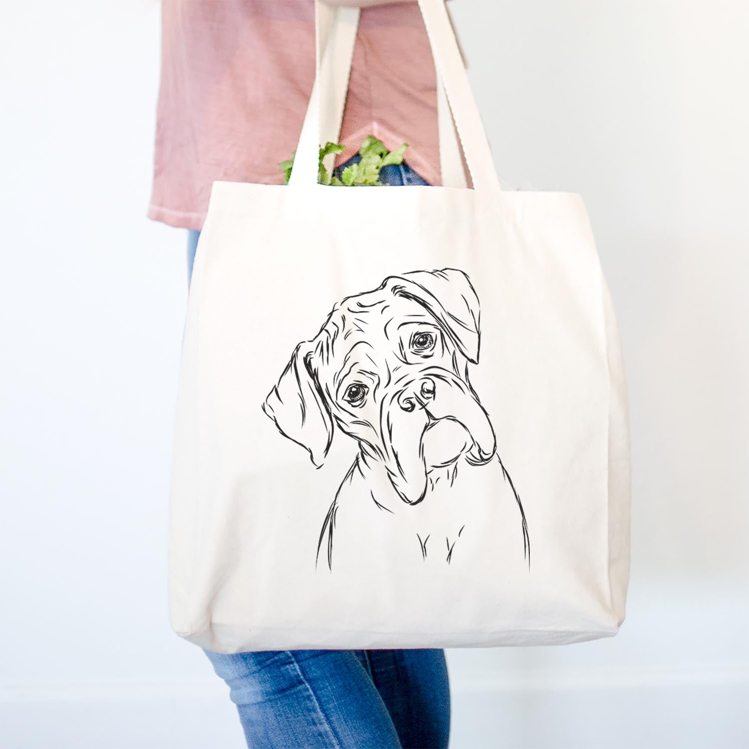 Cooper the Boxer Canvas Tote Bag