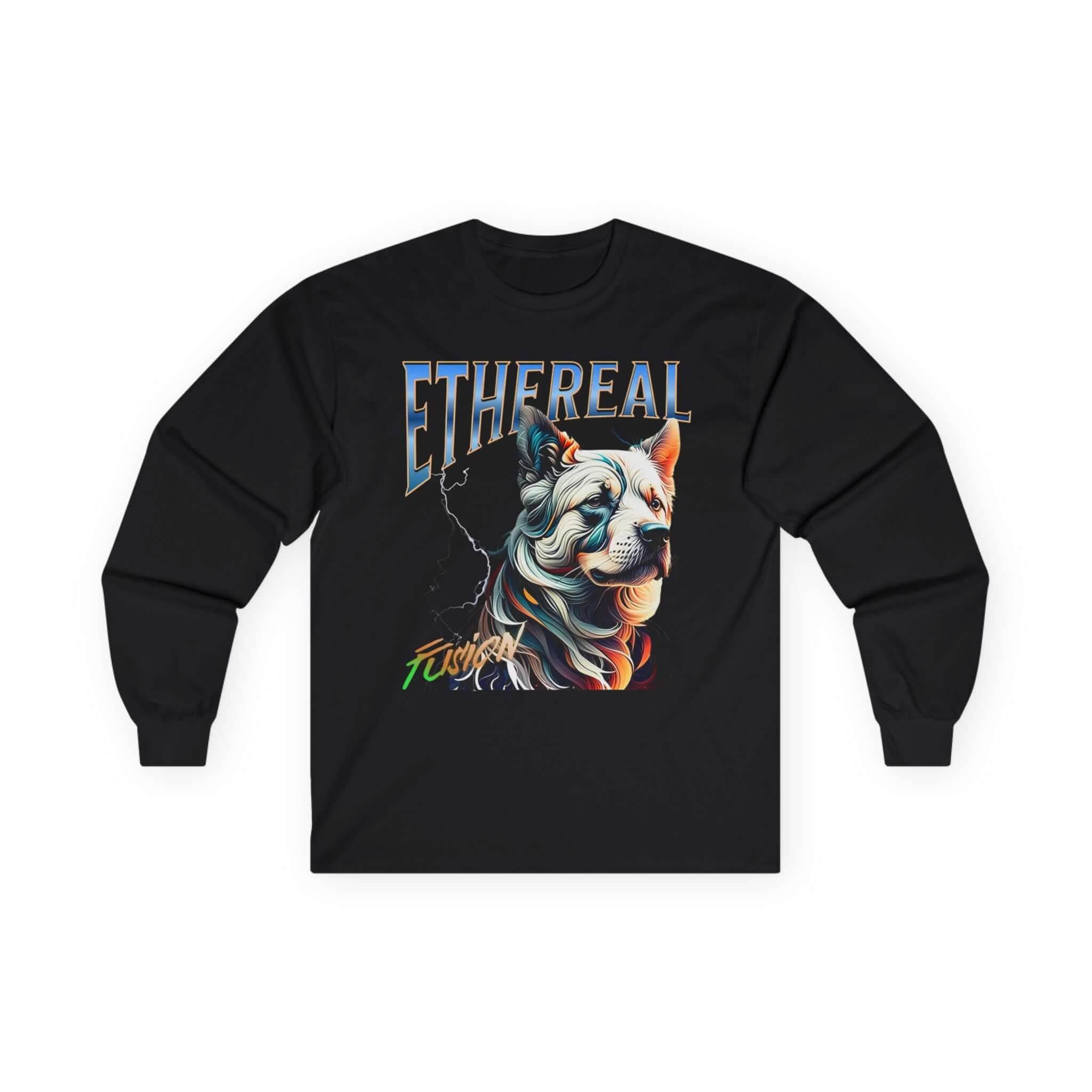 Mystical Dog Ethereal Fusion Long Sleeve Shirt