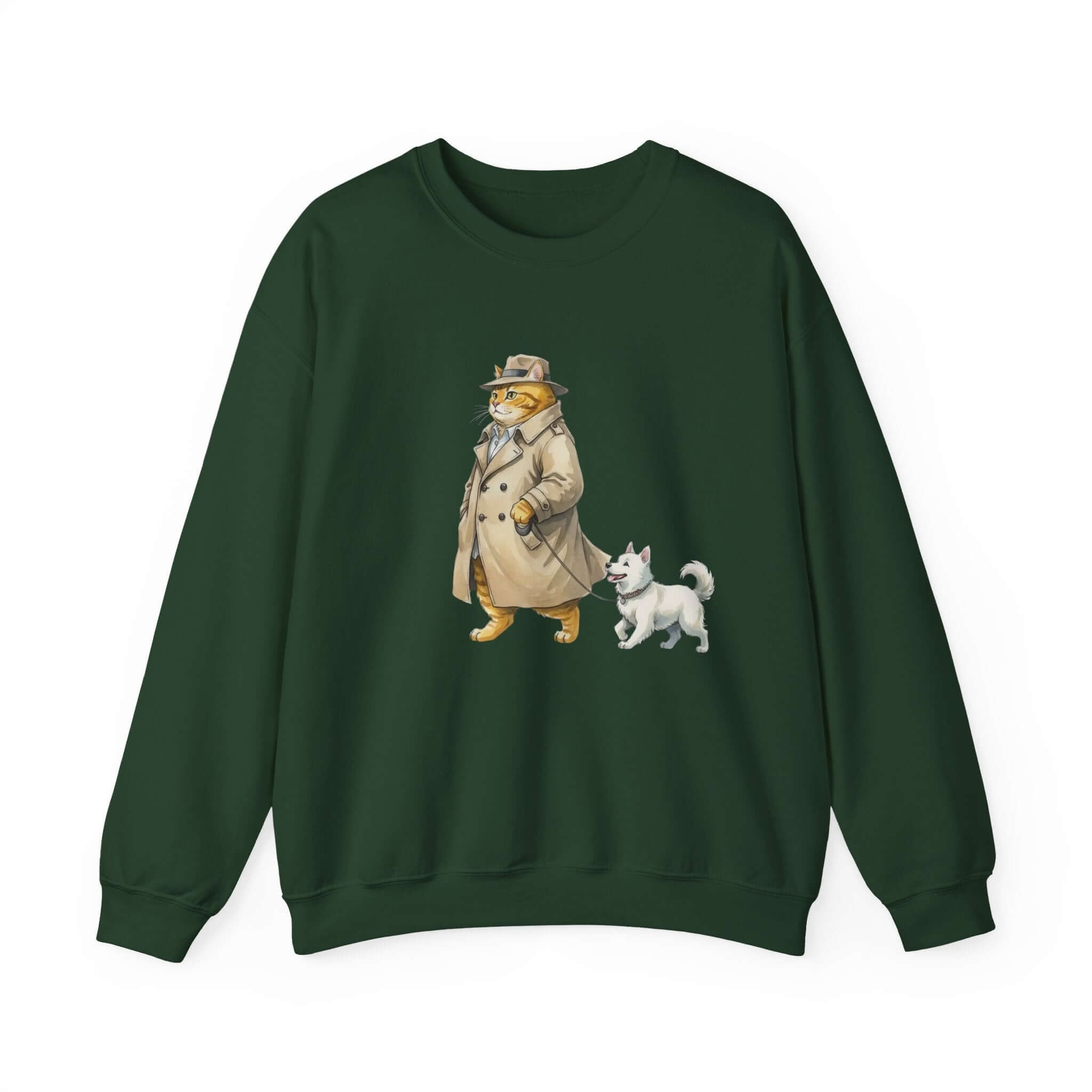 Watercolor Cat & Dog Crewneck Sweatshirt | Lived-In Style