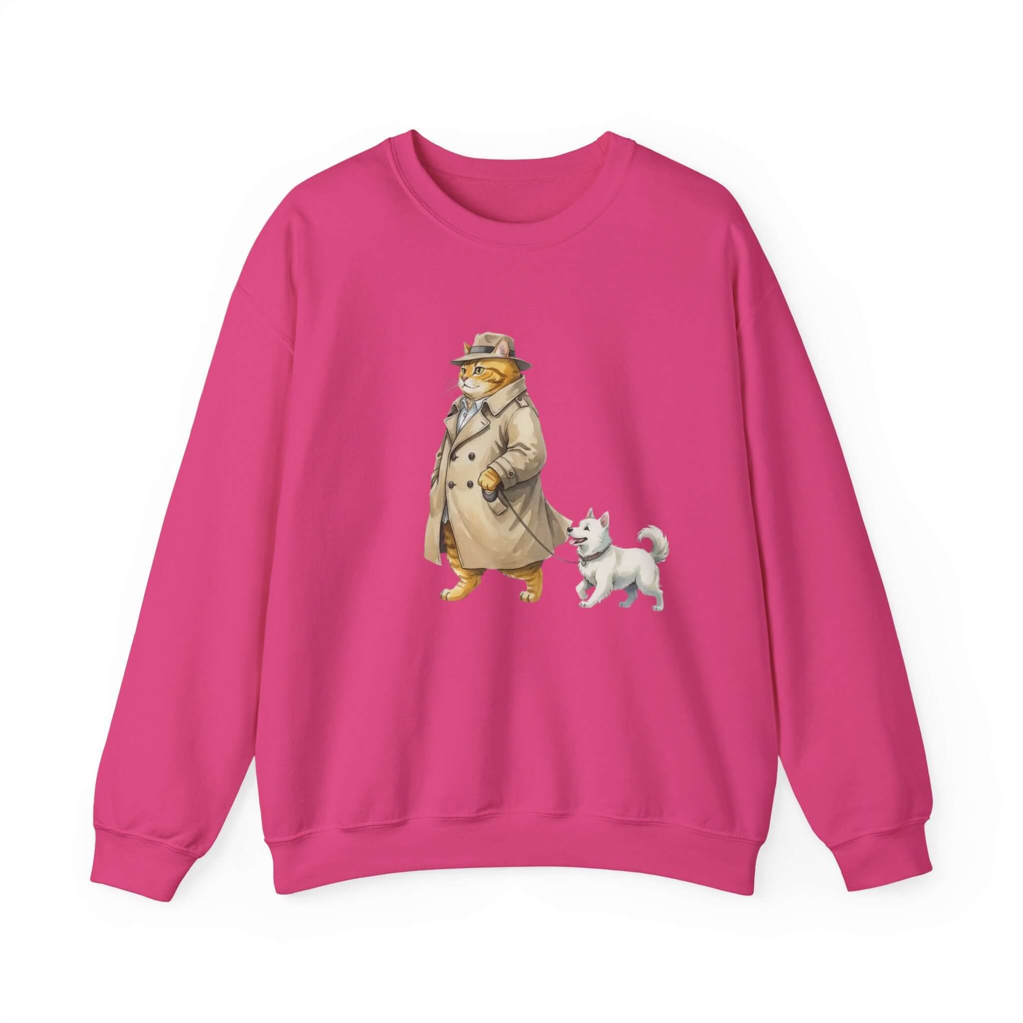 Watercolor Cat & Dog Crewneck Sweatshirt | Lived-In Style