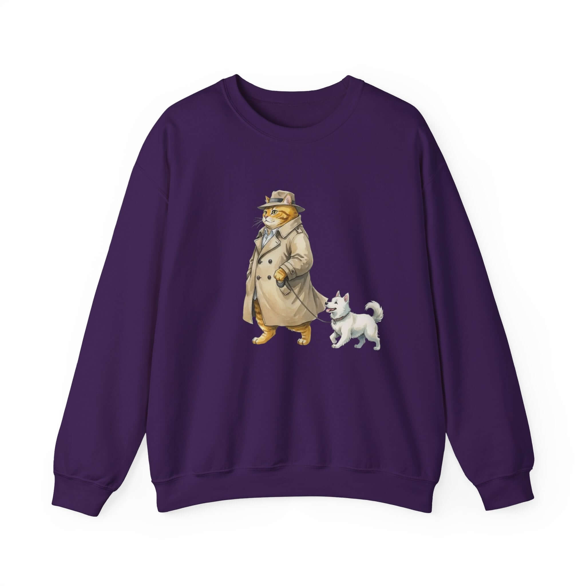 Watercolor Cat & Dog Crewneck Sweatshirt | Lived-In Style
