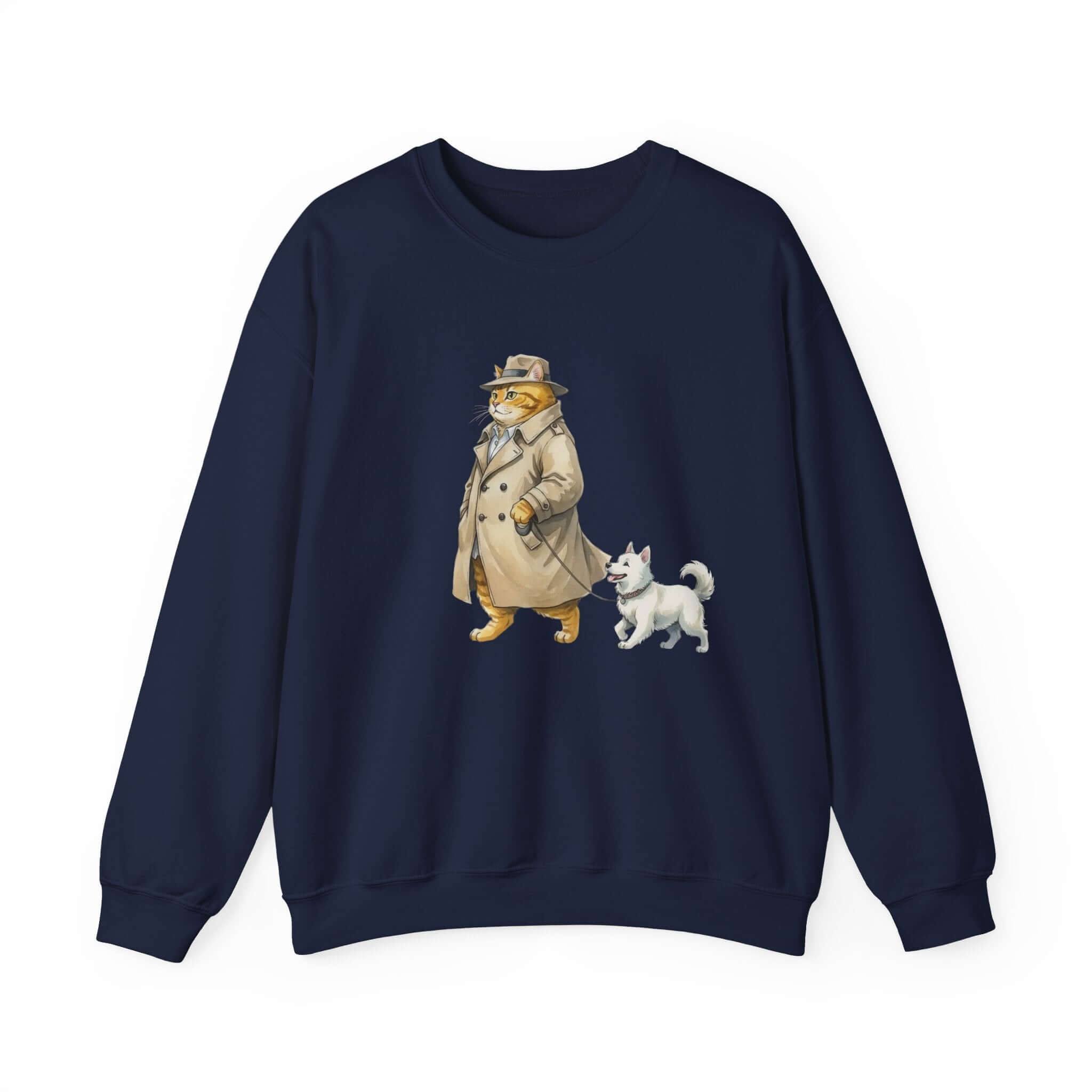 Watercolor Cat & Dog Crewneck Sweatshirt | Lived-In Style