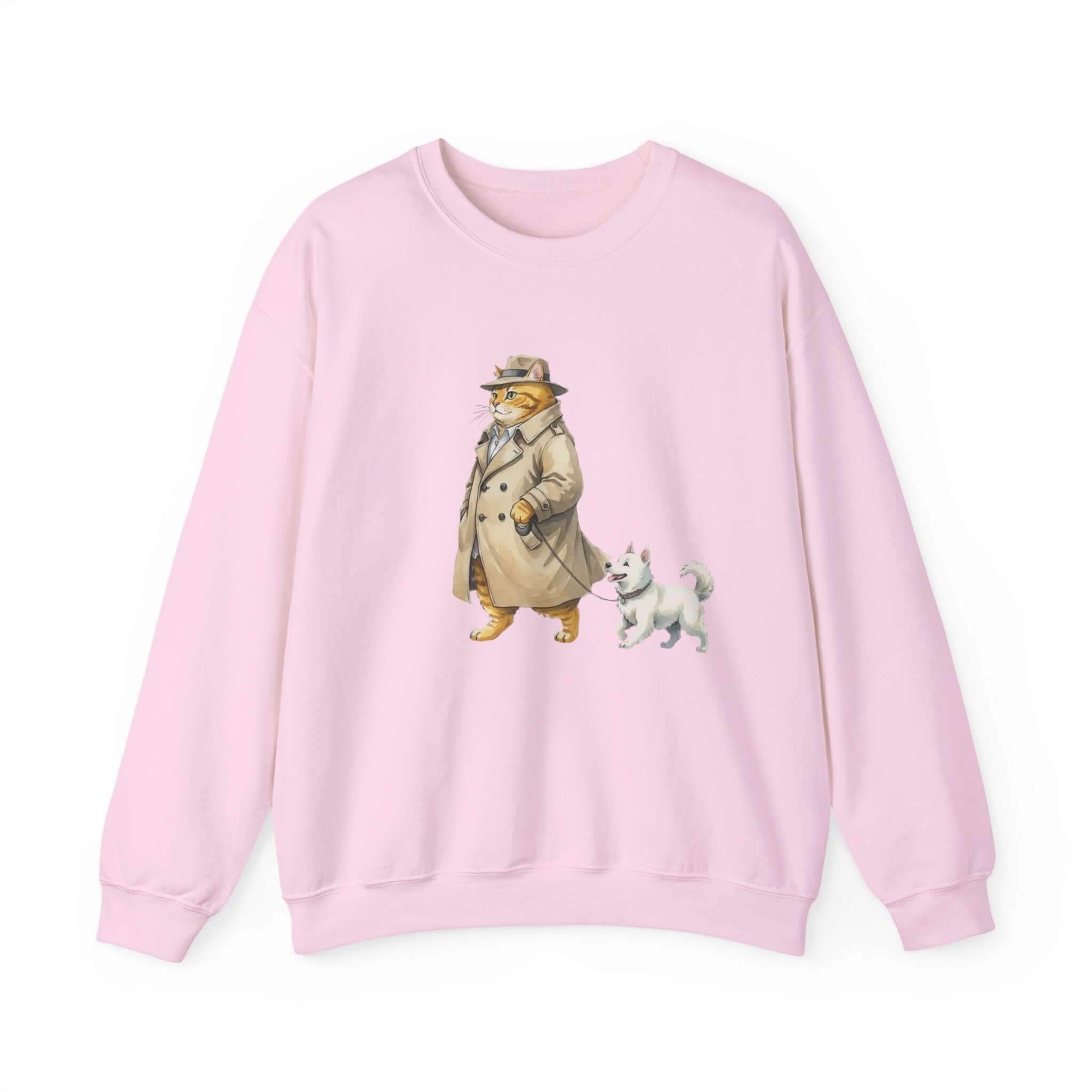 Watercolor Cat & Dog Crewneck Sweatshirt | Lived-In Style