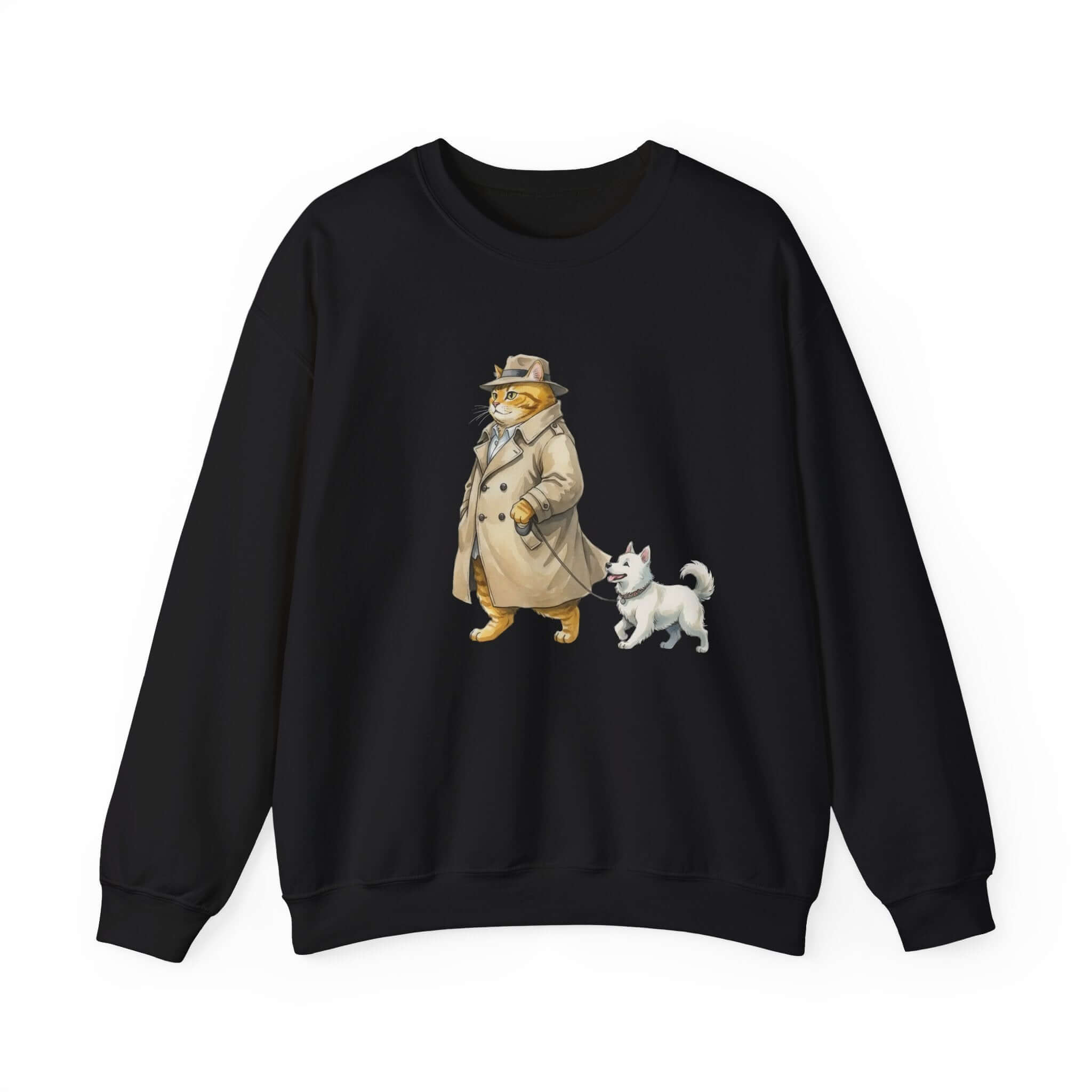 Watercolor Cat & Dog Crewneck Sweatshirt | Lived-In Style