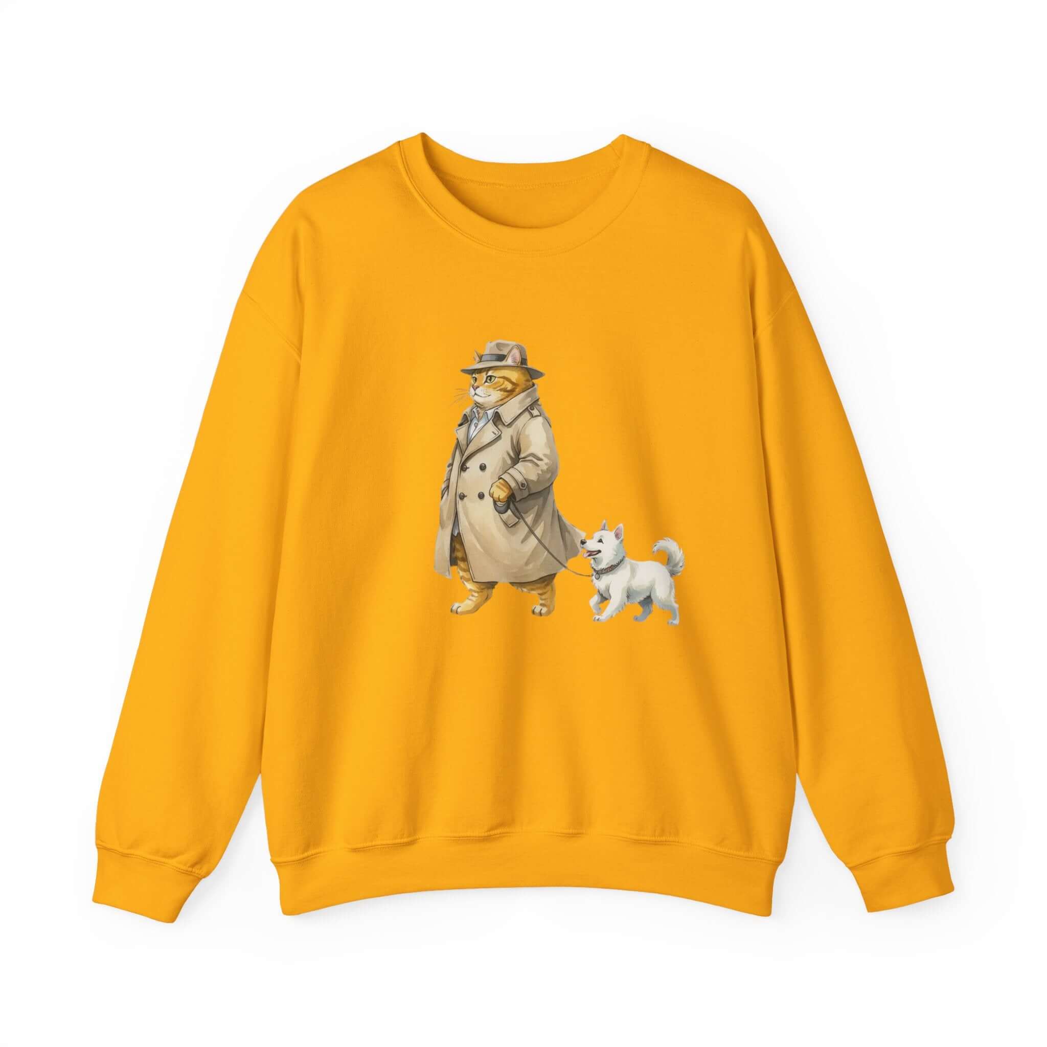 Watercolor Cat & Dog Crewneck Sweatshirt | Lived-In Style