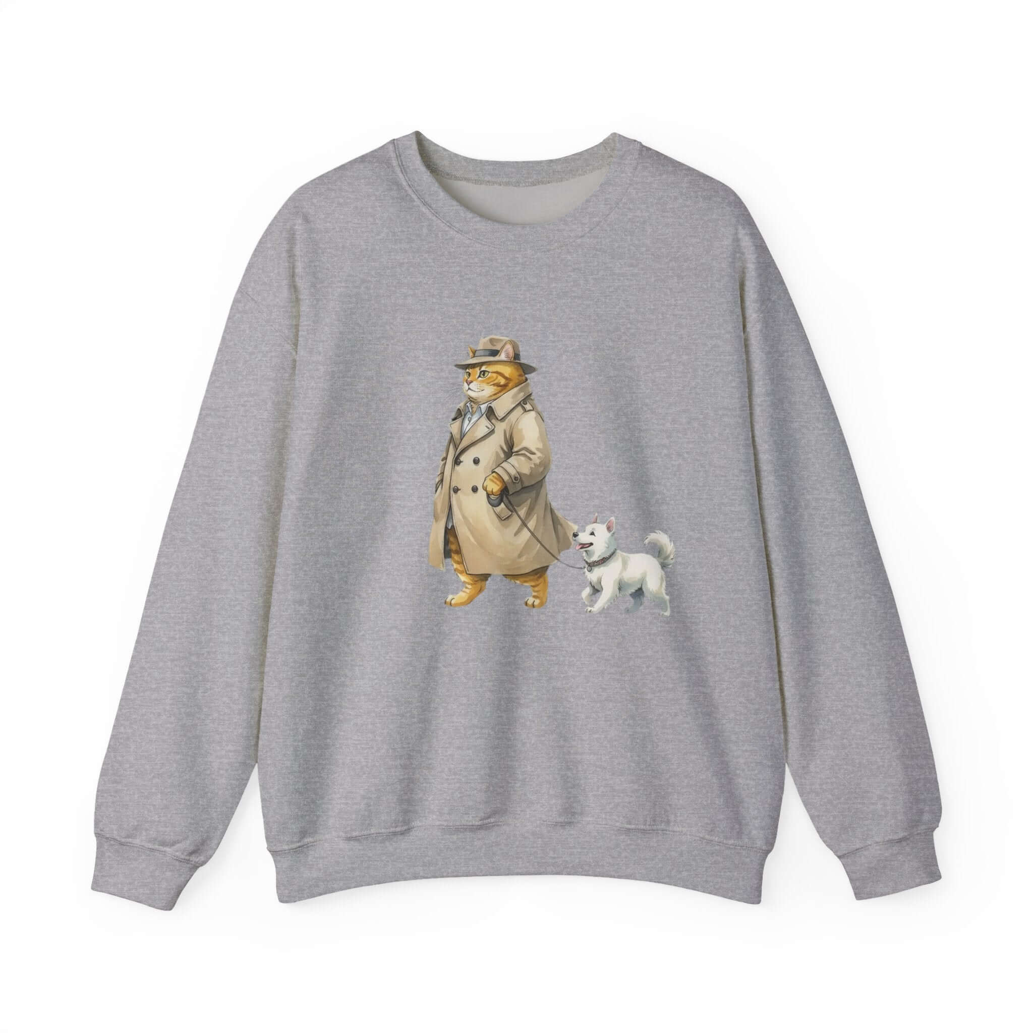 Watercolor Cat & Dog Crewneck Sweatshirt | Lived-In Style