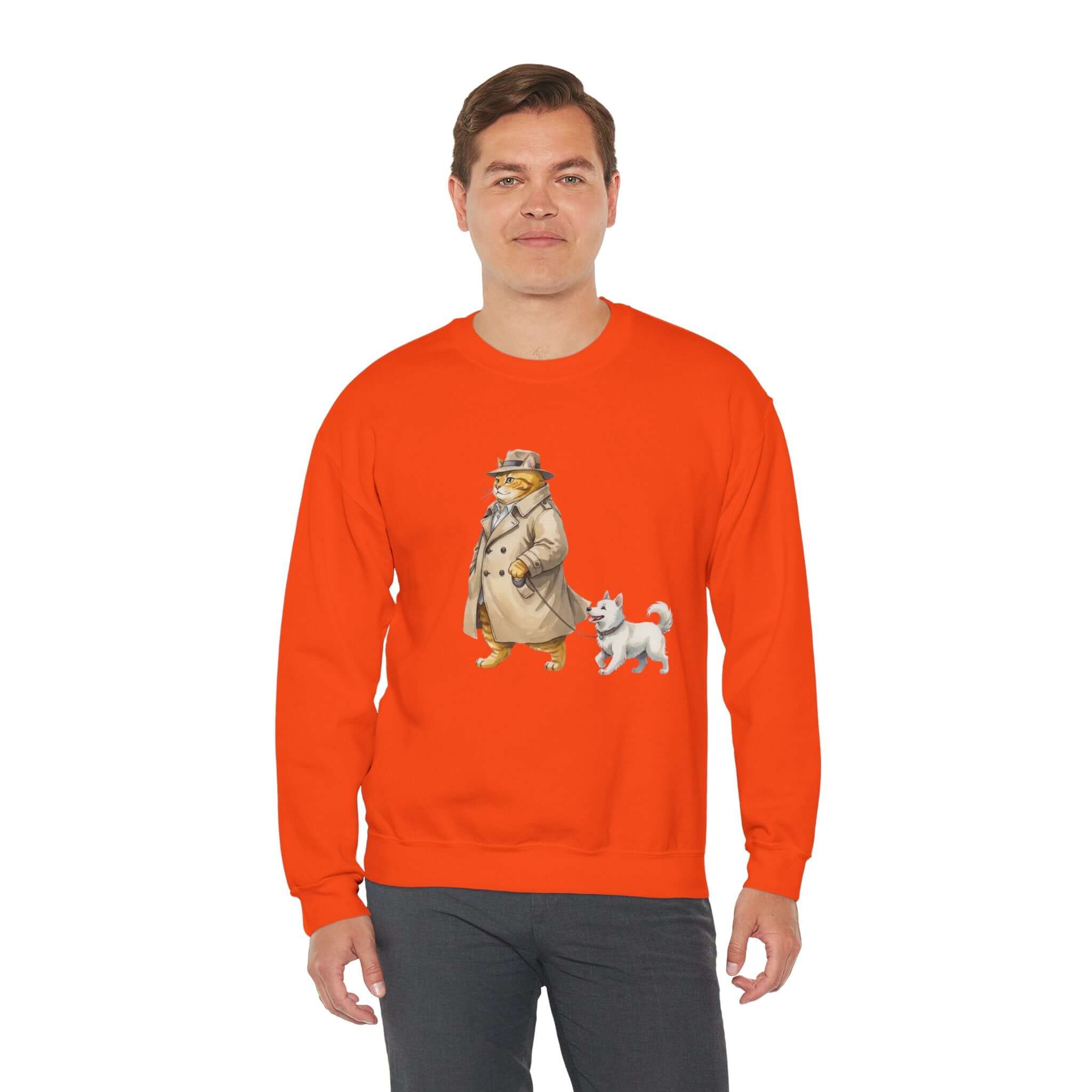 Watercolor Cat & Dog Crewneck Sweatshirt | Lived-In Style