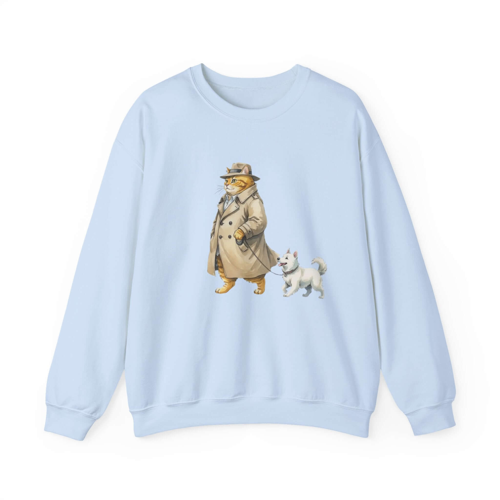 Watercolor Cat & Dog Crewneck Sweatshirt | Lived-In Style