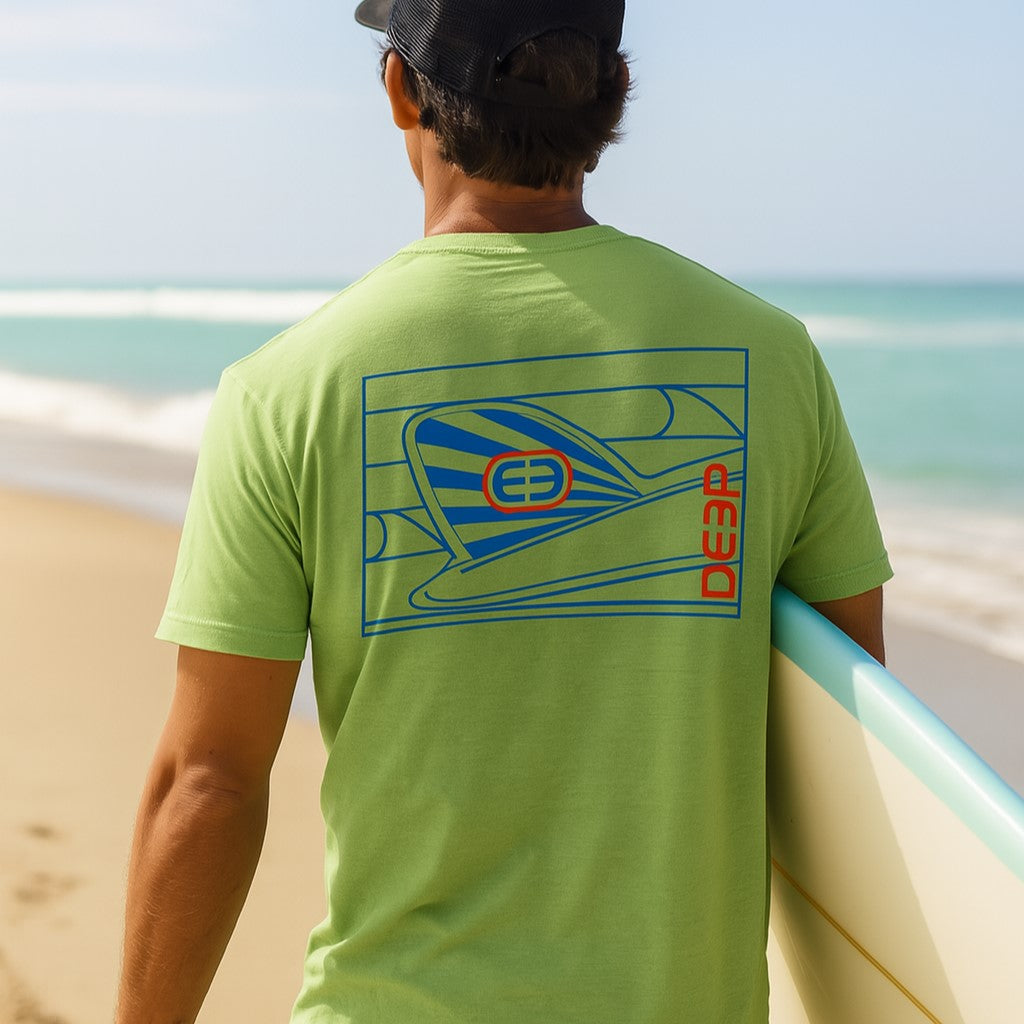 Athletic Performance Surf Tee Apple Green