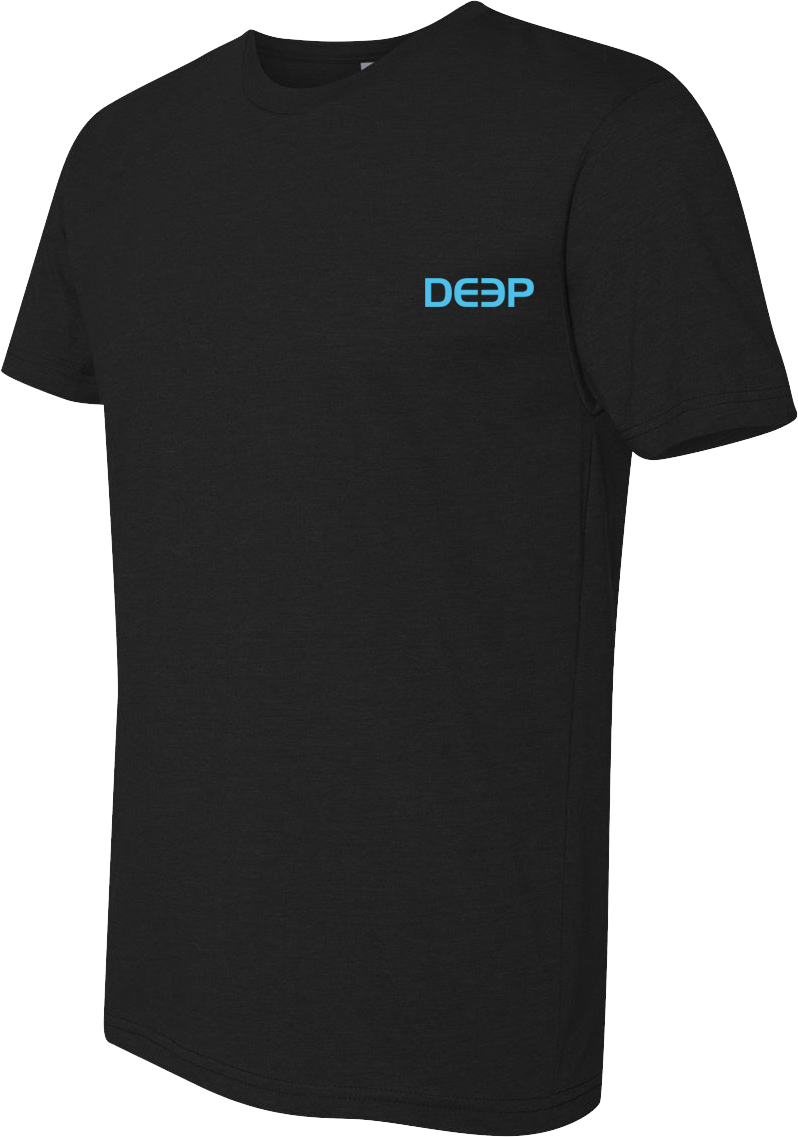 Black Performance T-Shirt with UPF Sun Protection - Medium