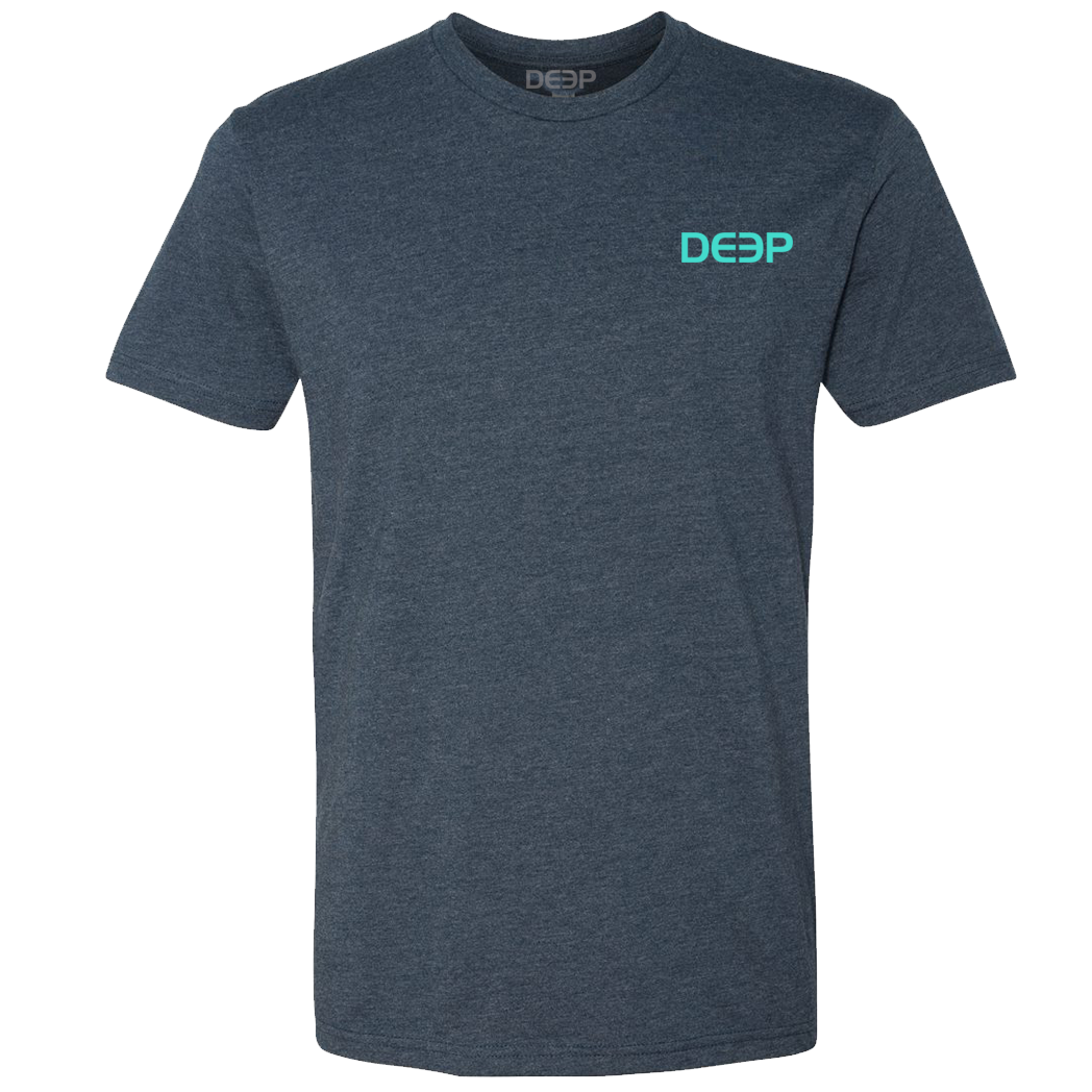 Heather Navy Dock Tales & Cocktails Tee - Breathable & Odor-Control Shirt