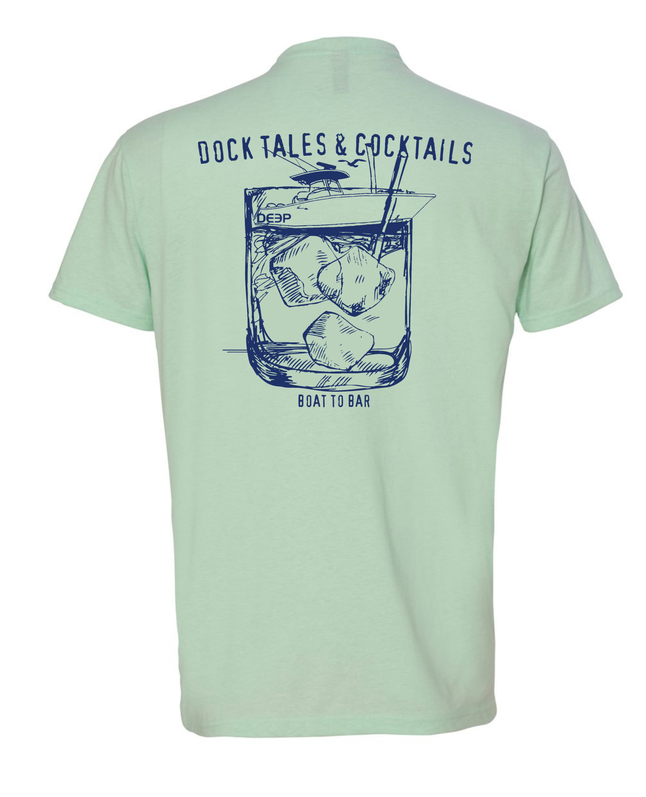 Mint Dock Tales T-Shirt - Performance Blend with UPF Sun Protection