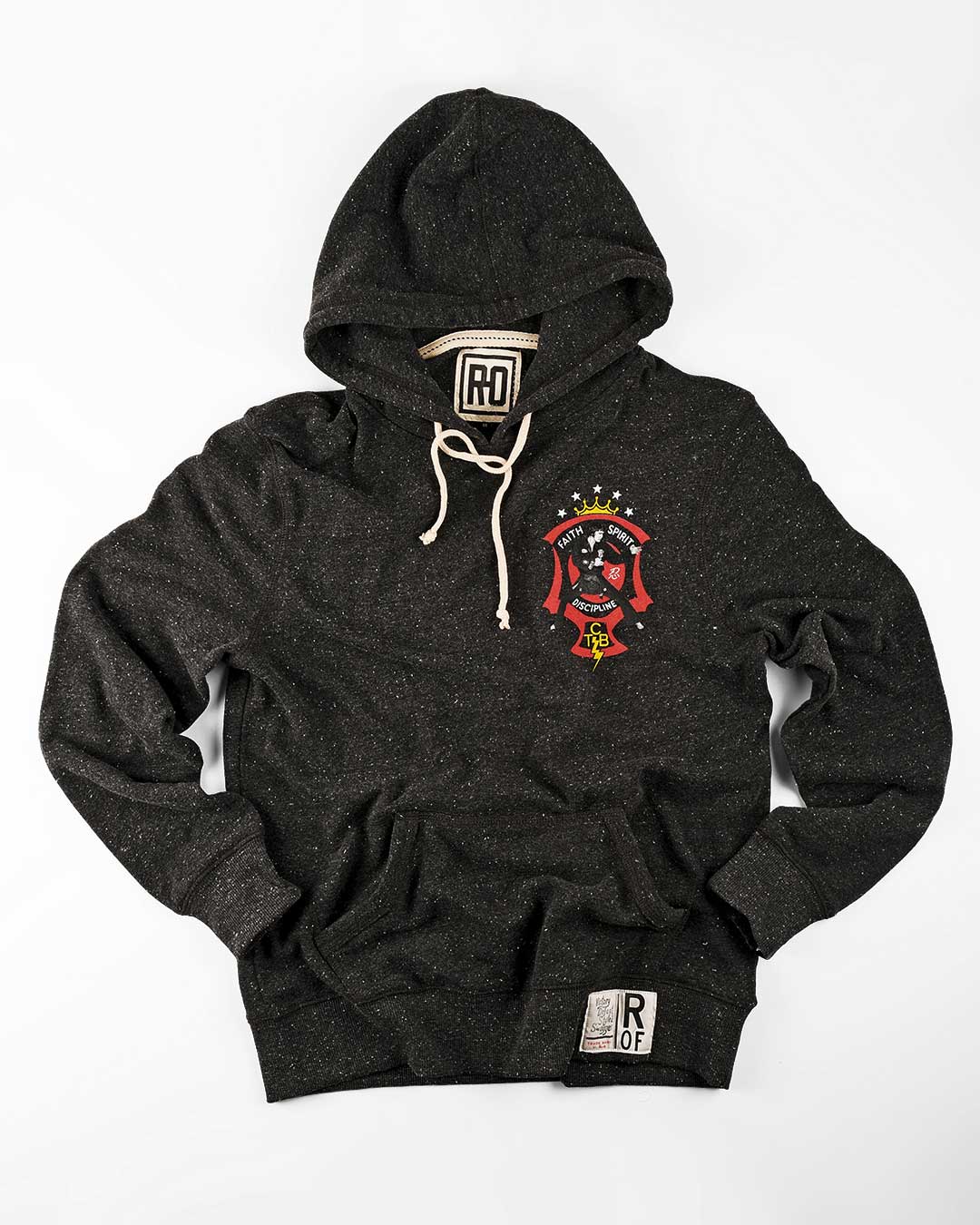 Black TCB Emblem Pullover Hoody - Elvis Presley Official Licensed Apparel