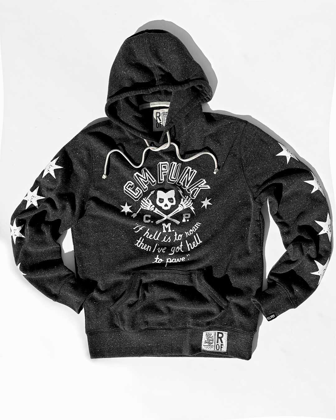 Rebellious Punk Black Pullover Hoody