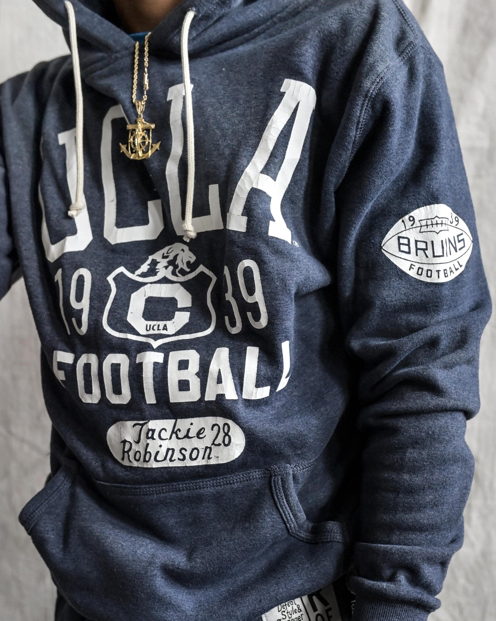 UCLA Jackie Robinson Campus Legends Navy Pullover Hoody