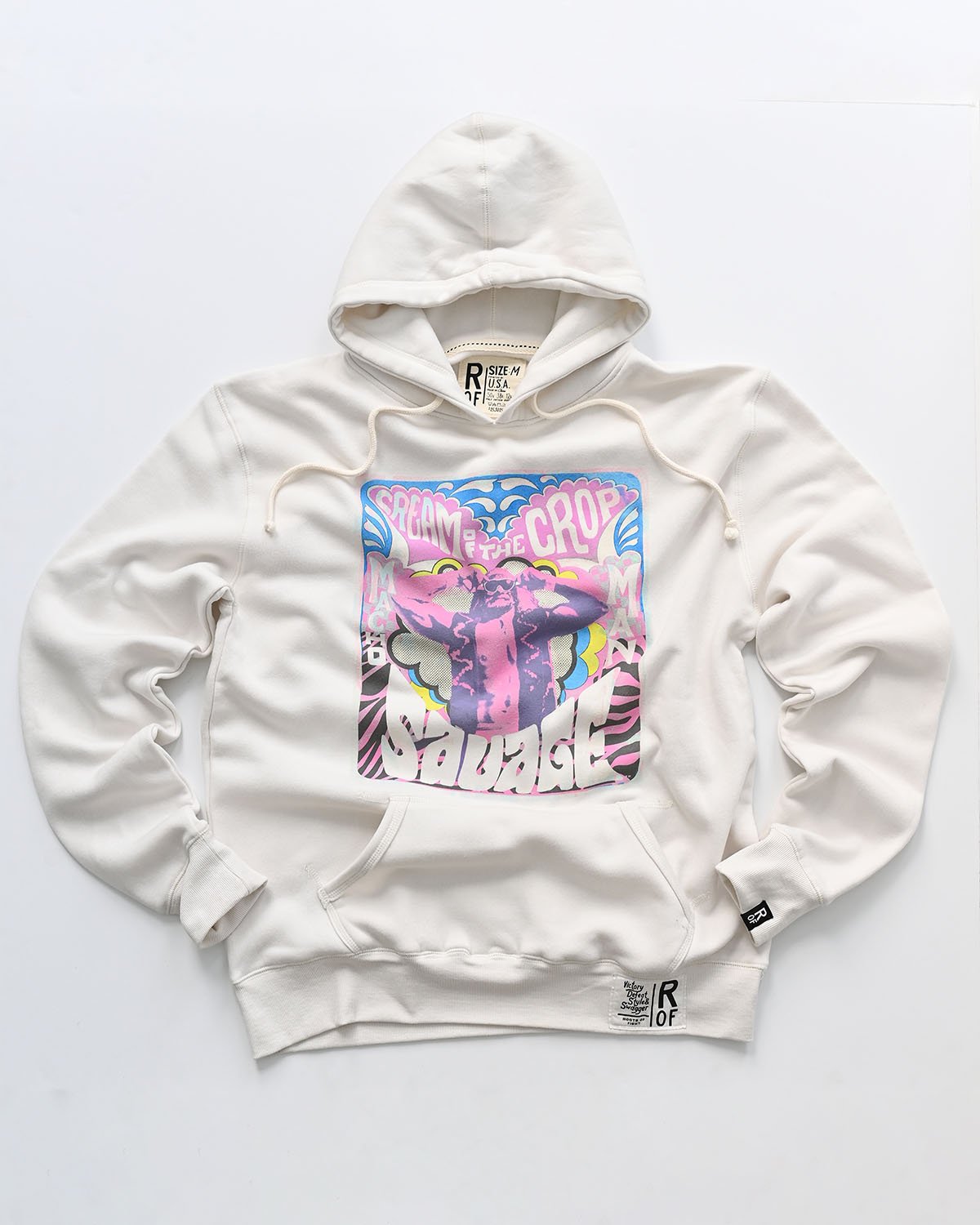 Randy Savage Retro Ivory Pullover Hoody