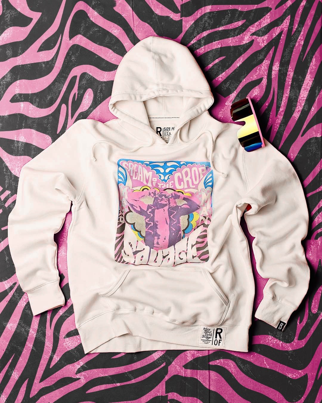 Randy Savage Retro Ivory Pullover Hoody