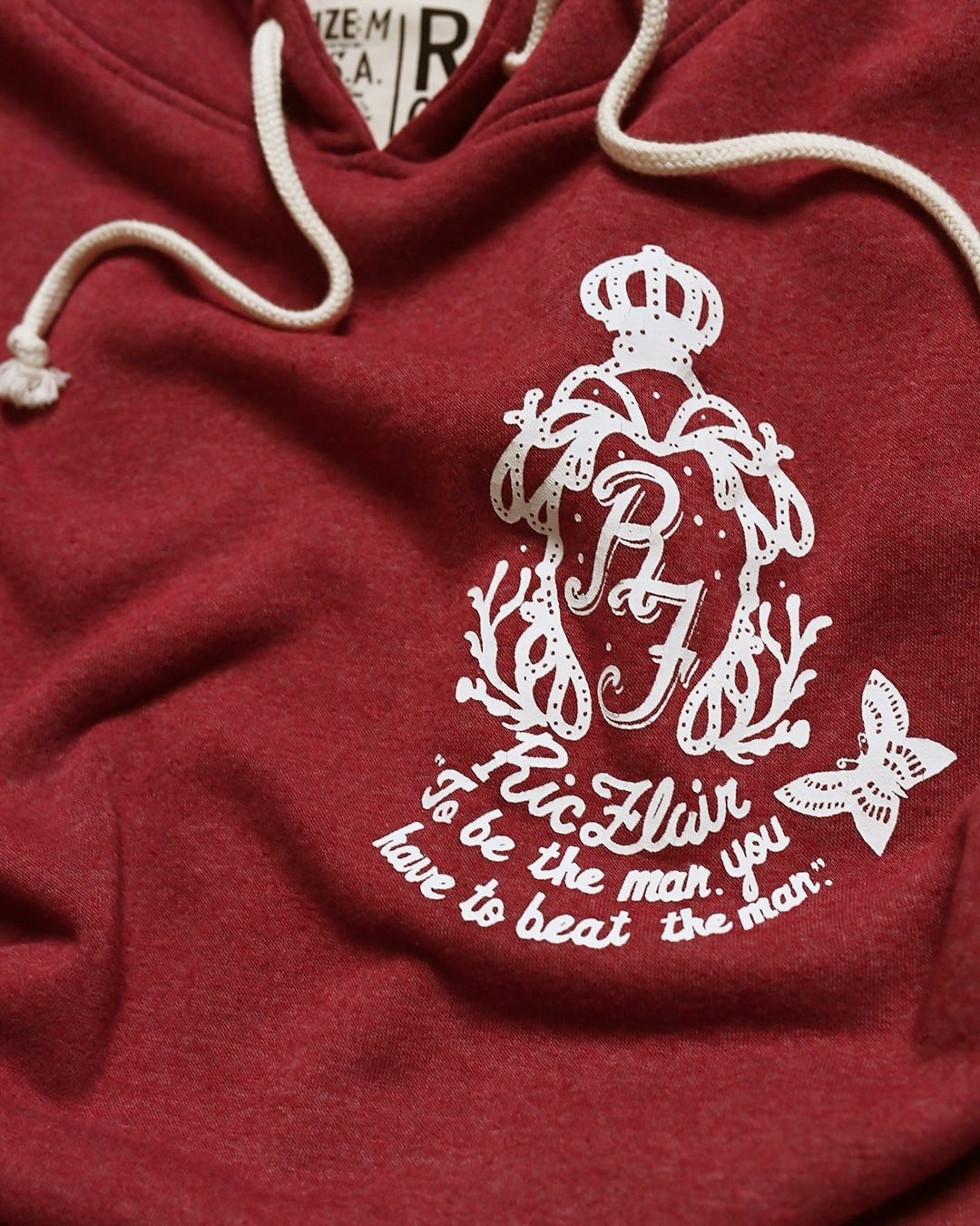 Cardinal Pullover Hoody with Premium Vintage Print
