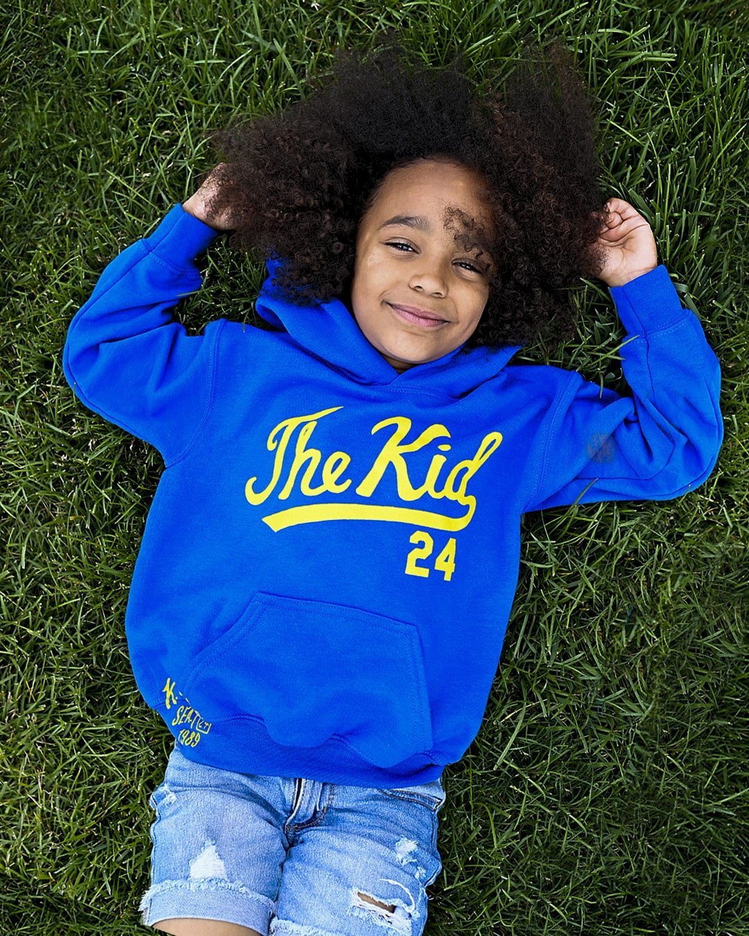 Ken Griffey Jr. Blue Kids Pullover Hoody